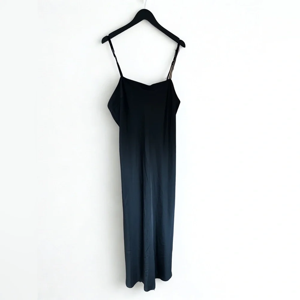 Abercrombie x Kathleen Post Satin Slip Midi Dress - Picture 5 of 8